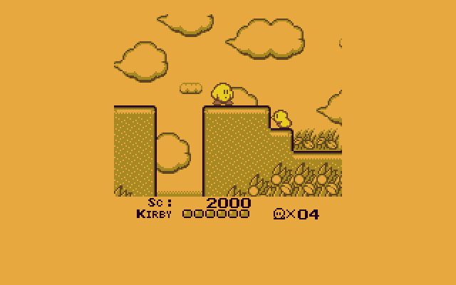 Kirby's Dream Land [Falcon030] atari screenshot